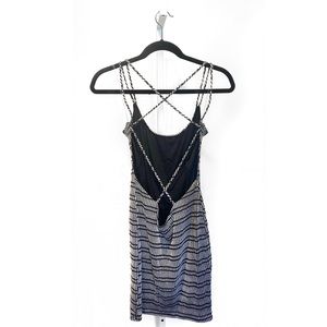 Never Worn Strappy Back Striped Dress